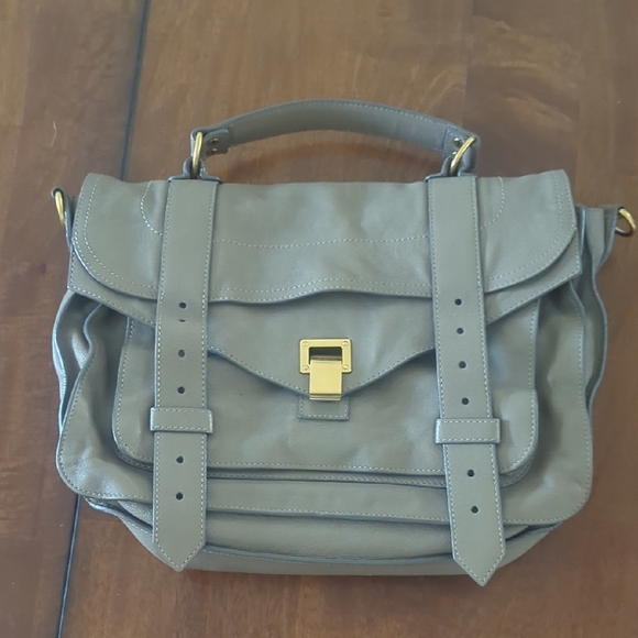 Proenza Schouler Handbags - Proenza Gray Leather Satchel